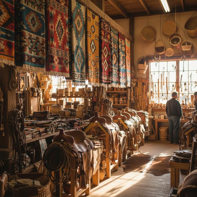Inside the shop
