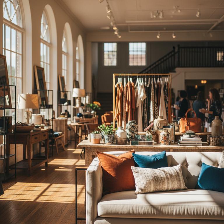 Inside the shop